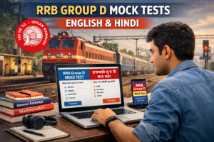 Read more about the article Bilingual RRB Group D Mock Tests – English & Hindi Practice Sets