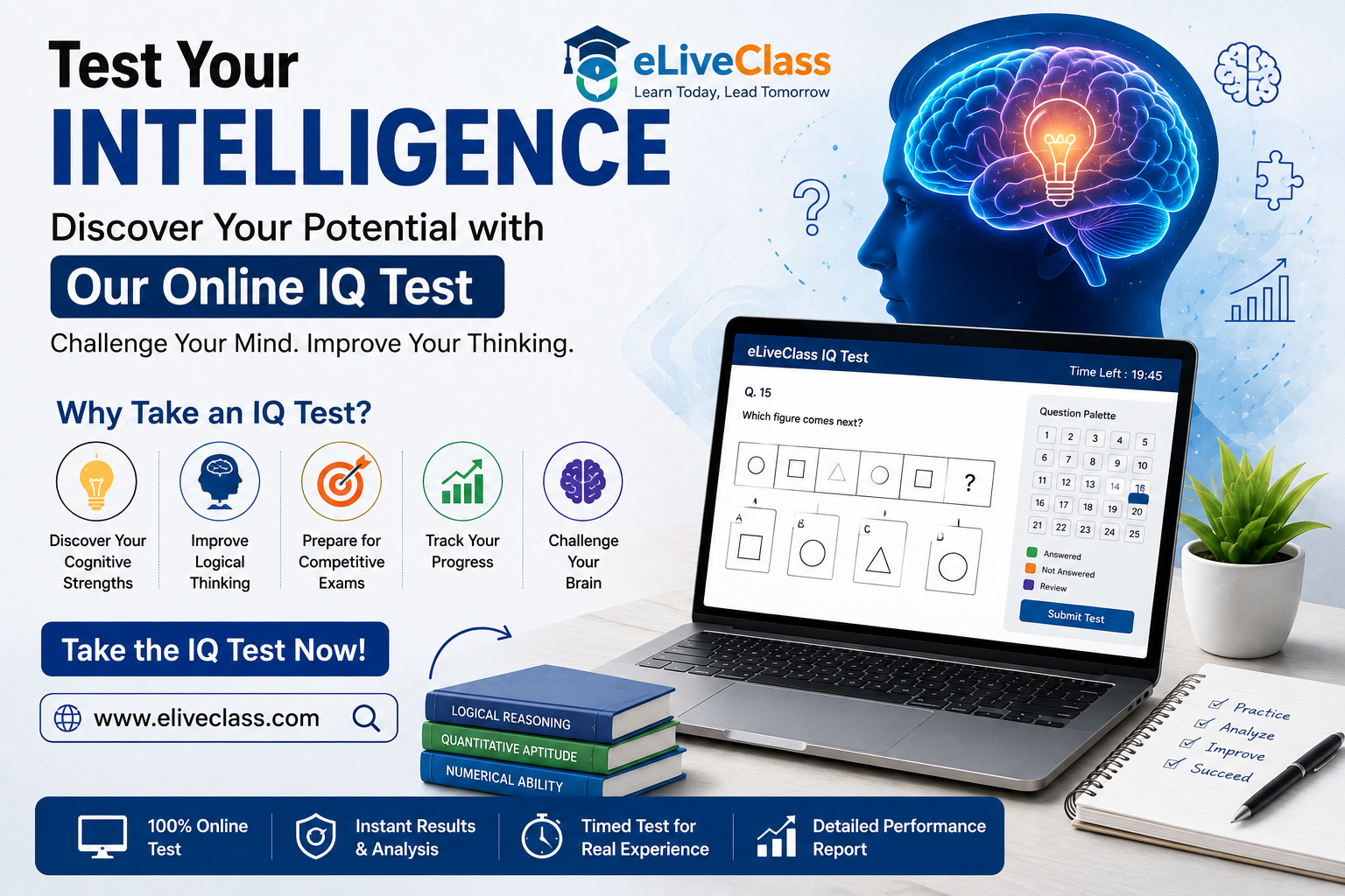 You are currently viewing Test Your Intelligence with the Online IQ Test at eliveclass.com