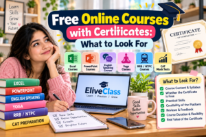 Read more about the article Free Online Courses with Certificates: What to Look For
