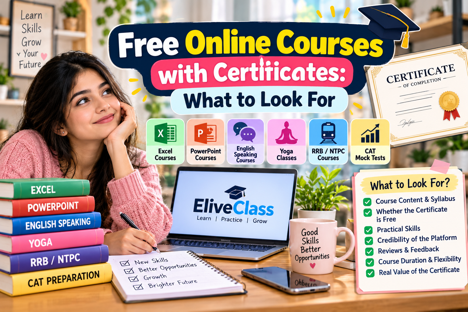 Read more about the article Free Online Courses with Certificates: What to Look For