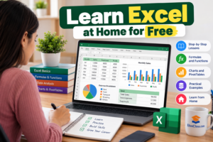 Read more about the article How to Learn Excel at Home for Free: A Complete Beginner’s Guide